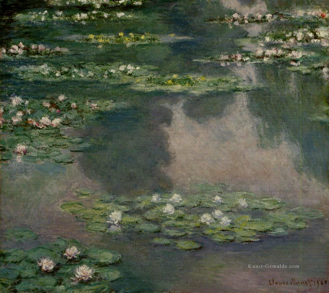 Wasserlilien XII Claude Monet impressionistische Blumen Ölgemälde